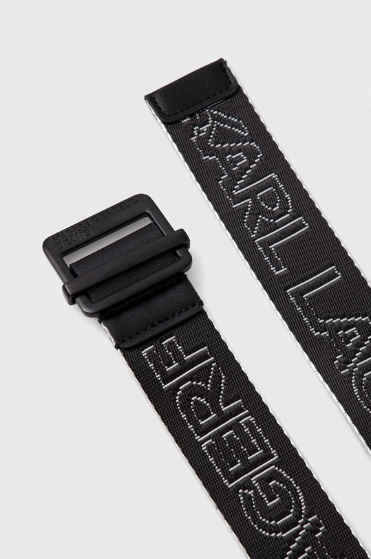 Karl Lagerfeld Jeans pasek 235J3101 czarny SS24