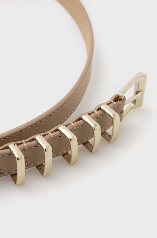 Kožený opasok Patrizia Pepe 8W0015.L048 béžová SS24