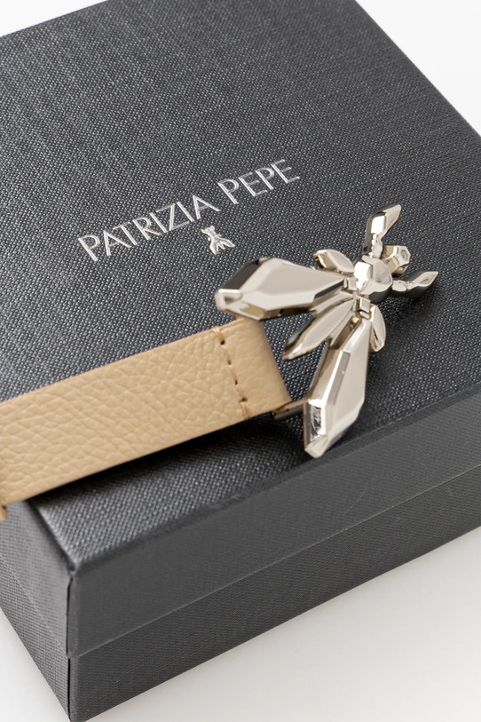 Аксессуары Кожаный ремень Patrizia Pepe 8W0016.L001 бежевый
