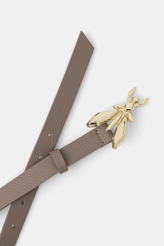 Patrizia Pepe curea de piele 8W0016.L001 maro SS25