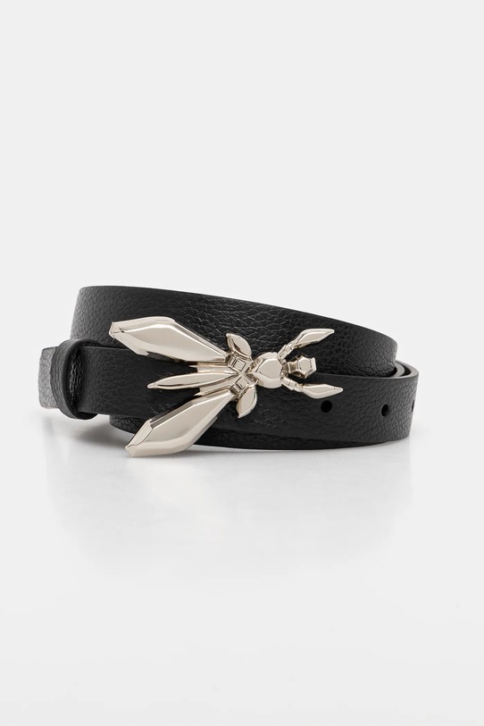 Patrizia Pepe curea de piele negru 8W0016.L001