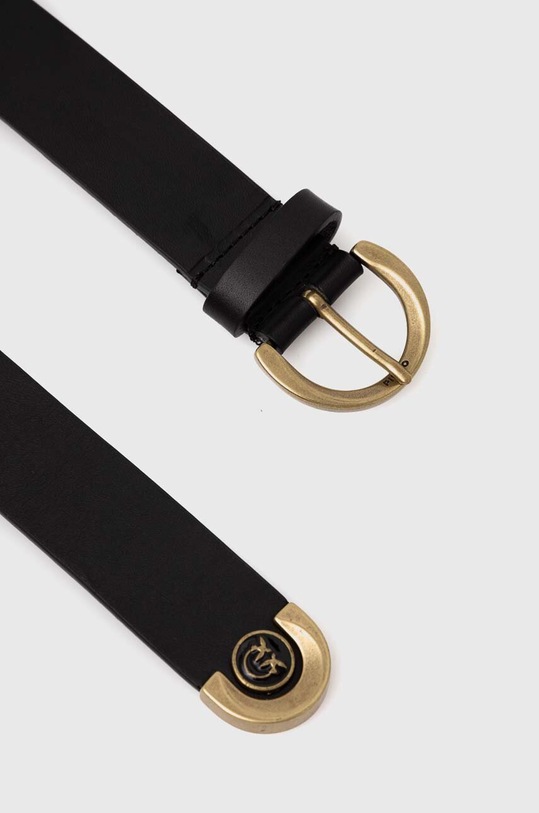 Pinko pasek skórzany 102141.Y783 czarny AW23