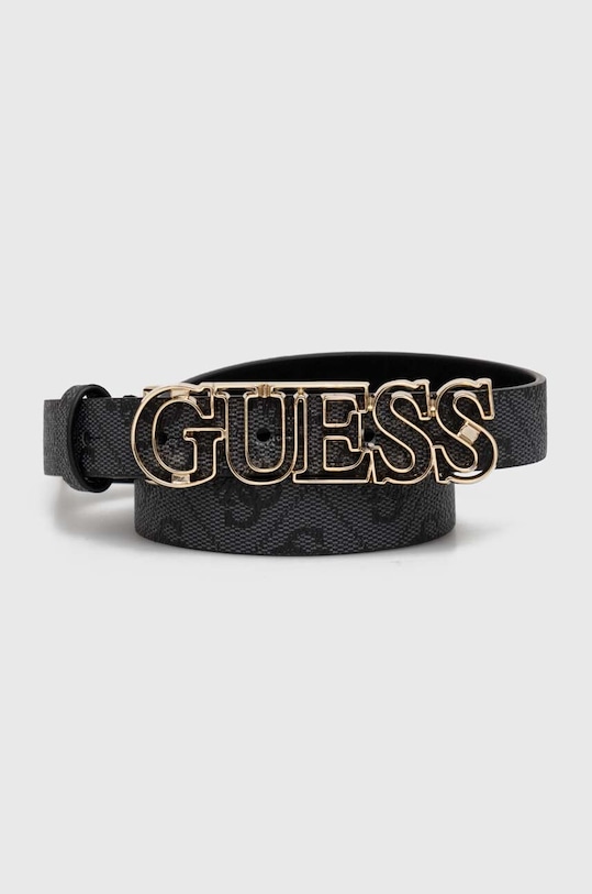 Opasok Guess VIKKY imitácia kože sivá BW7859.P3420