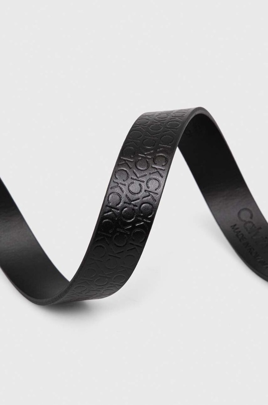 Calvin Klein pasek skórzany K60K611295 czarny AW23