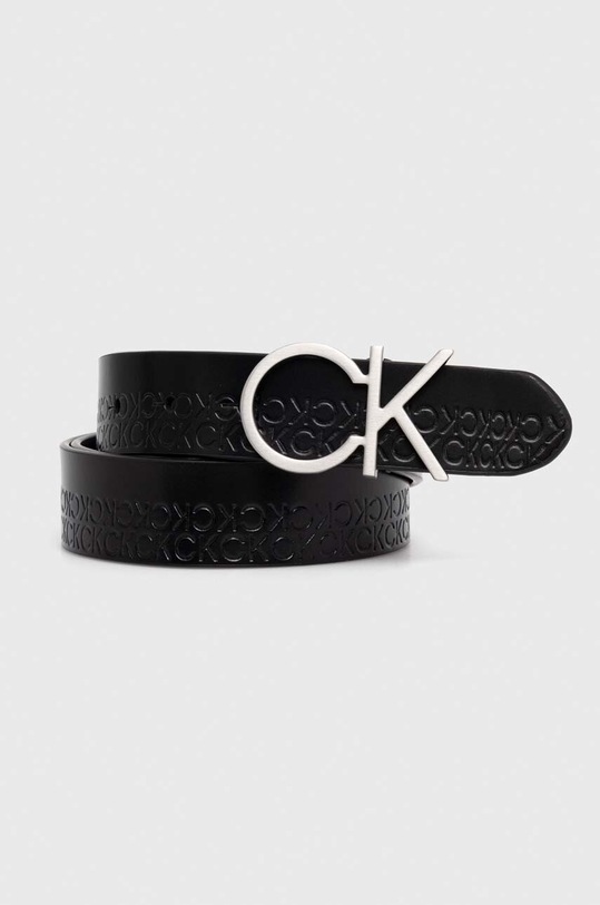 Calvin Klein pasek skórzany czarny K60K611306