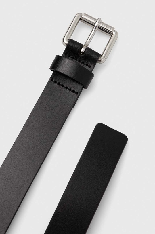 Doplňky Kožený pásek Tommy Jeans AW0AW15487 černá