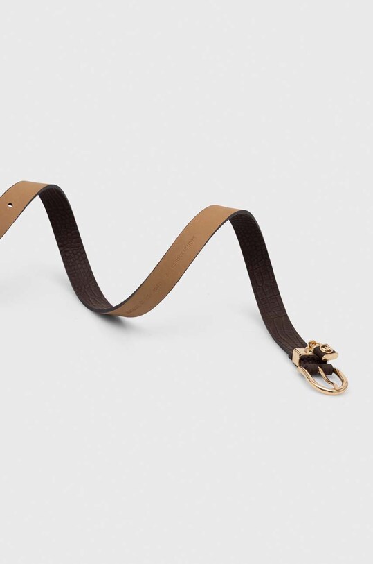 Шкіряний ремінь MICHAEL Michael Kors 558929 коричневий AW23