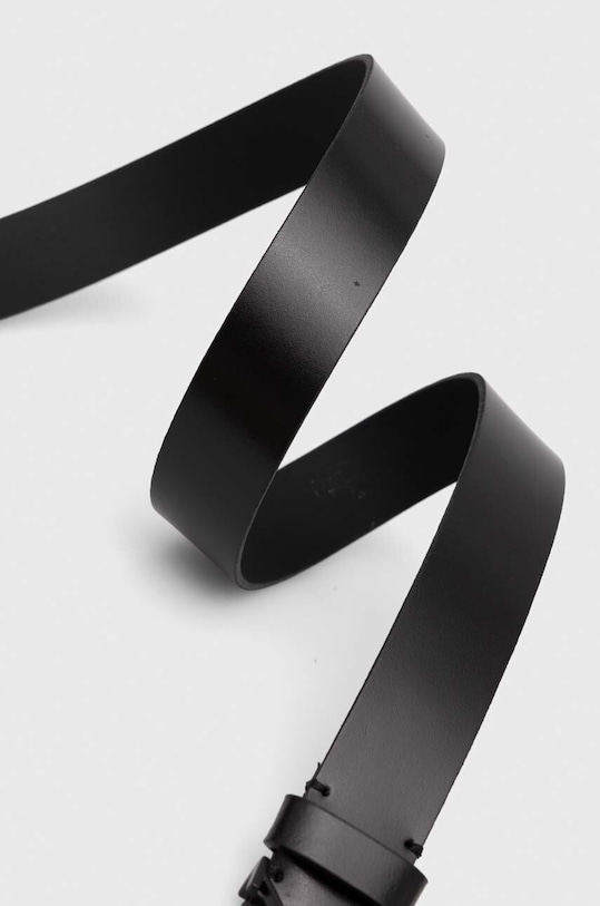 Шкіряний ремінь Calvin Klein Jeans K60K611247 чорний AW23