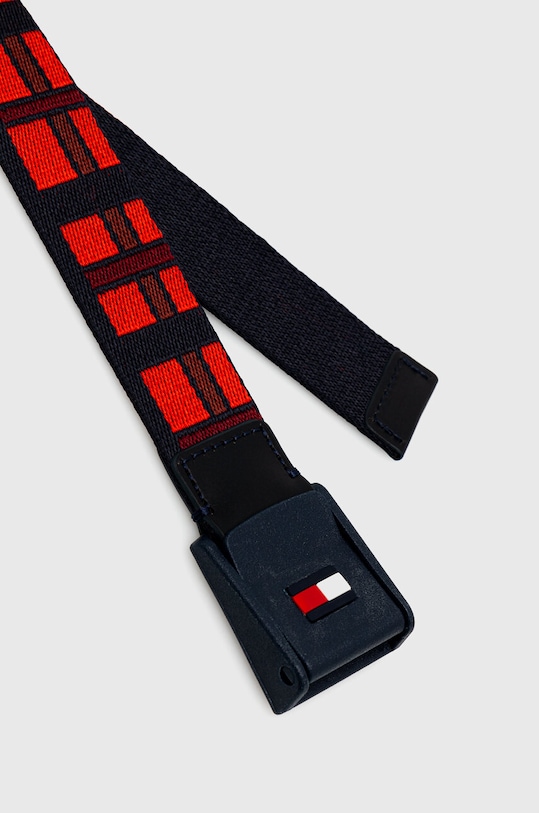 Tommy Hilfiger pasek dziecięcy AU0AU01793.9BYX czerwony AW23