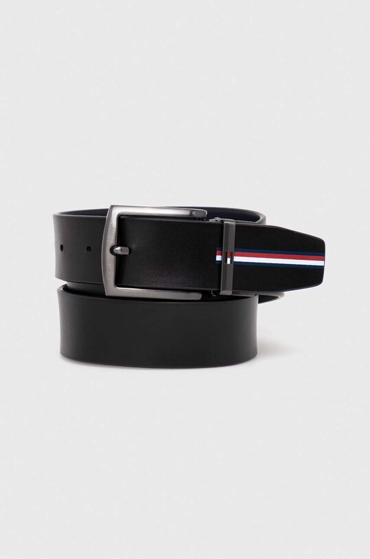 Tommy Hilfiger pasek dwustronny AM0AM11756 granatowy AW23