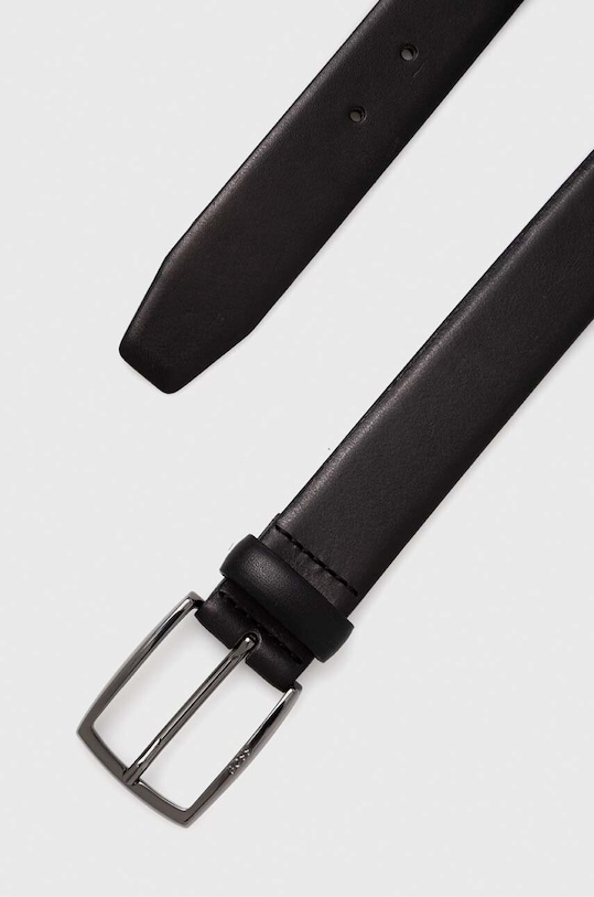 Kožený opasok BOSS 50379753 čierna AW23