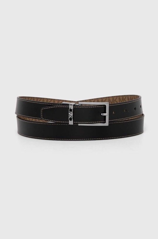 Michael Kors curea cu doua fete piele negru 39F3LBLY2O