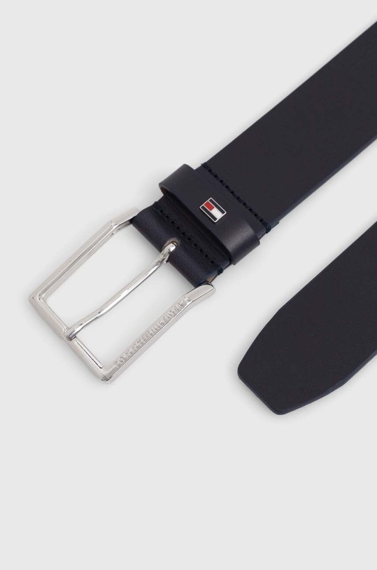 Кожен колан Tommy Hilfiger AM0AM11766 тъмносин AW23