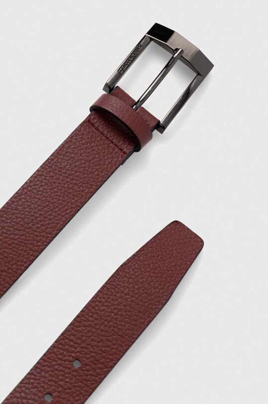 Karl Lagerfeld bőr öv 534432.815300 burgundia AW23