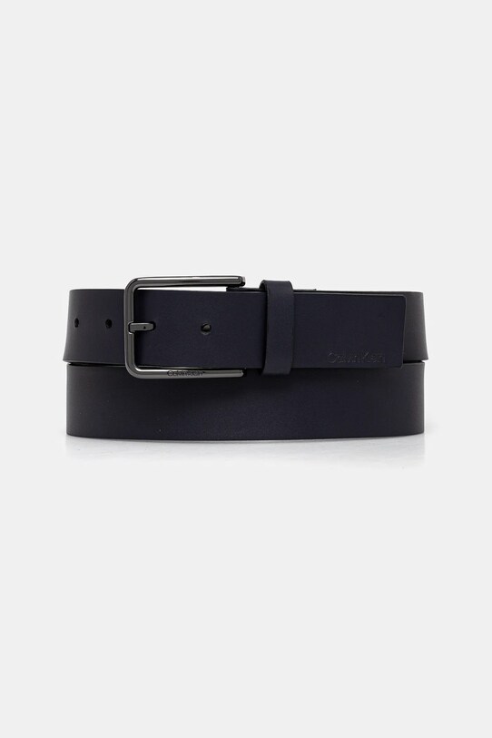 Кожаный ремень Calvin Klein тёмно-синий K50K509654