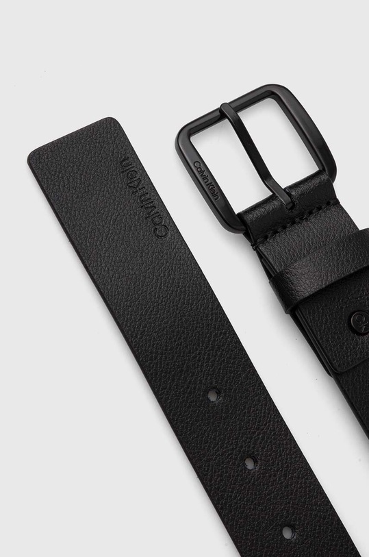 Δερμάτινη ζώνη Calvin Klein K50K509955 μαύρο AW23