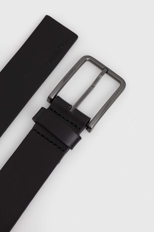 Kožený pásek Calvin Klein K50K510637 černá AW24