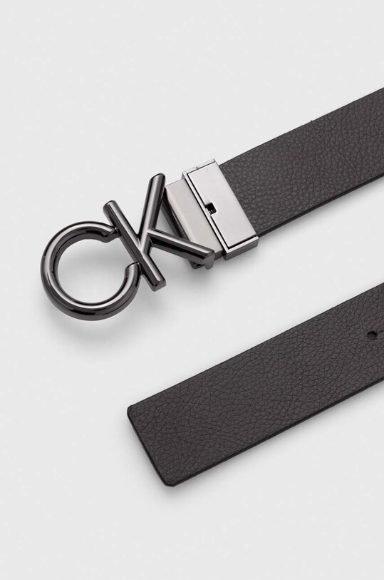 Двухсторонний кожаный ремень Calvin Klein K50K510948 чёрный AW23