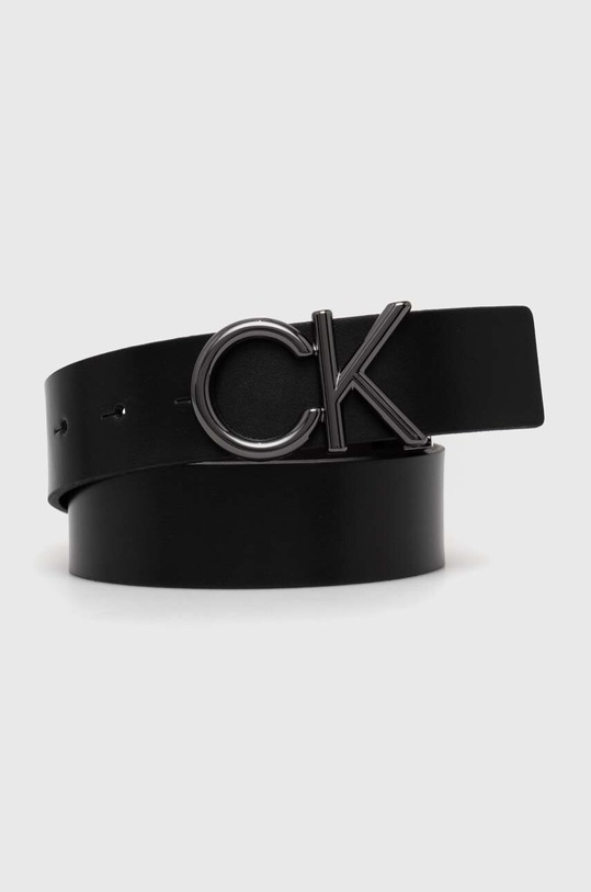 Kožený opasok Calvin Klein K50K511027 čierna AW23