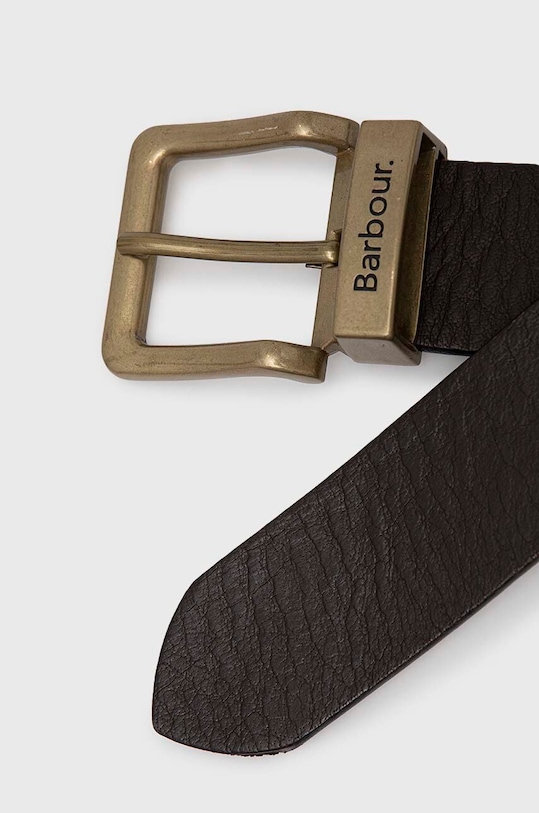 Barbour pasek skórzany MAC0208 brązowy AW25