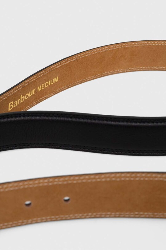 Kožený opasok Barbour MAC0456 čierna AW23