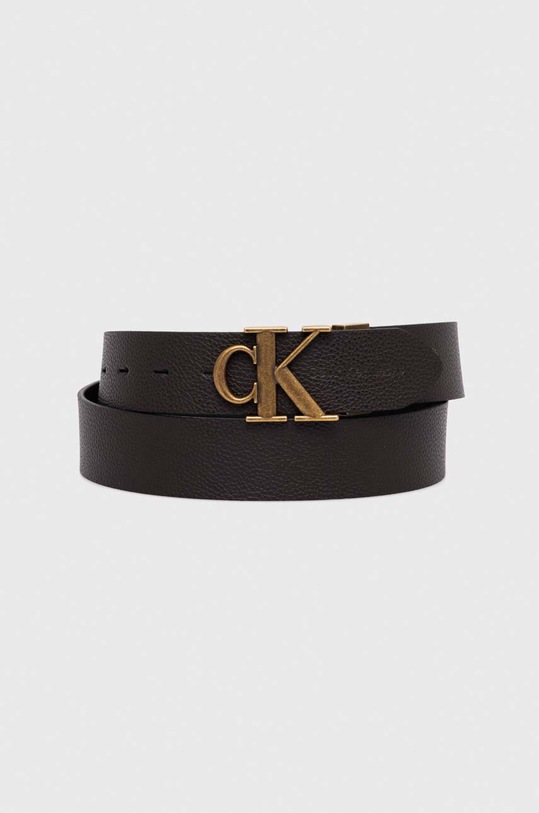 Calvin Klein Jeans pasek dwustronny imitacja skóry licowej czarny K50K511204