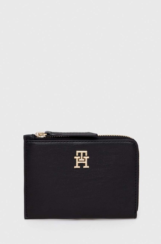 Peněženka Tommy Hilfiger imitace kůže černá AW0AW14889