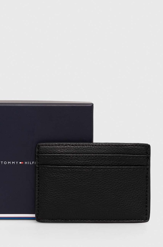 Θήκη για κάρτες Tommy Hilfiger AW0AW14894 μαύρο AW23