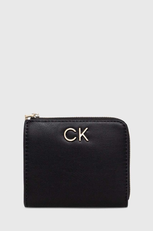 Calvin Klein portfel imitacja skóry licowej czarny K60K610781