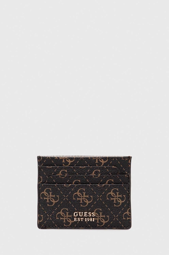 Чохол на банківські карти Guess чохол для карт коричневий SWQE85.00350