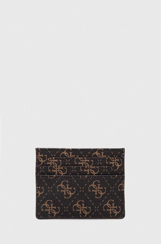 Чохол на банківські карти Guess SWQE85.00350 коричневий AW23