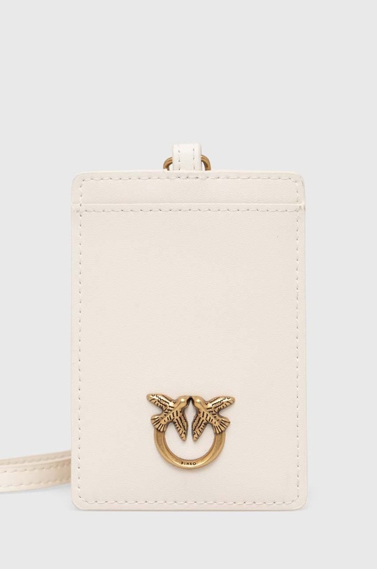 Pinko carcasa din piele husă de card alb 101756.A0F1