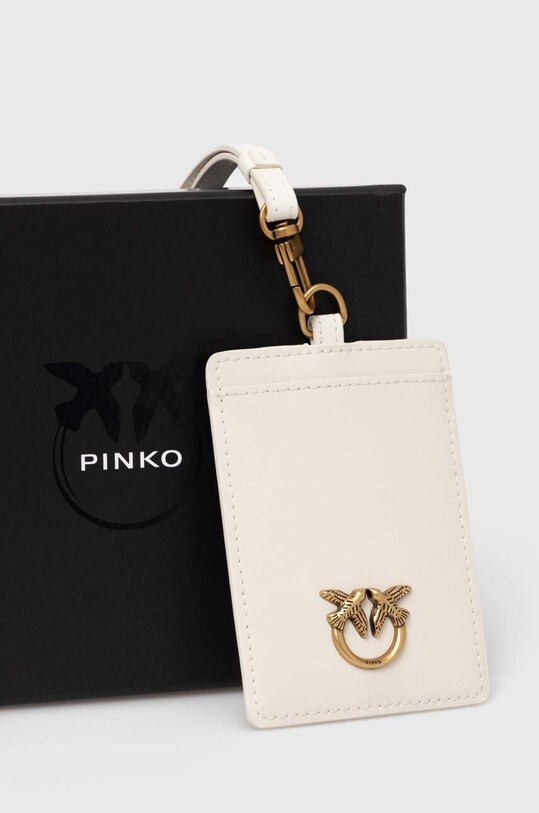 Аксесуари Шкіряний чохол на банківські карти Pinko 101756.A0F1 білий
