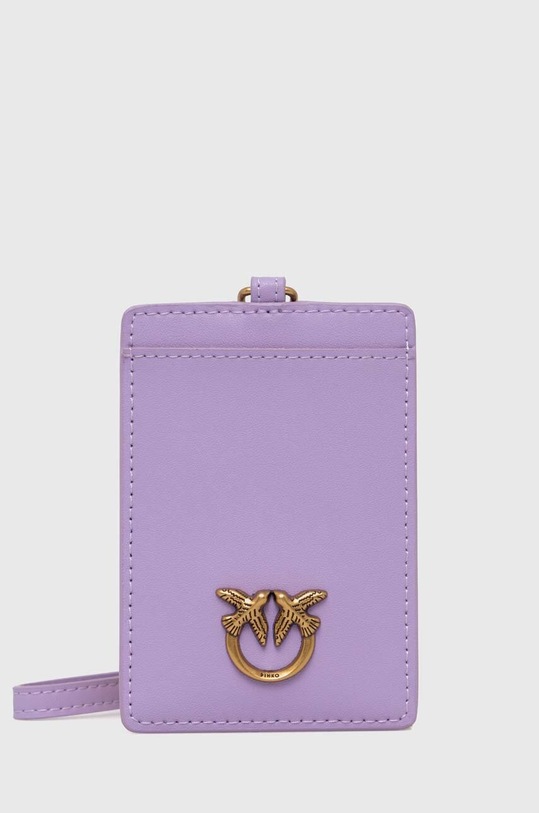 Pinko carcasa din piele husă de card violet 101756.A0F1