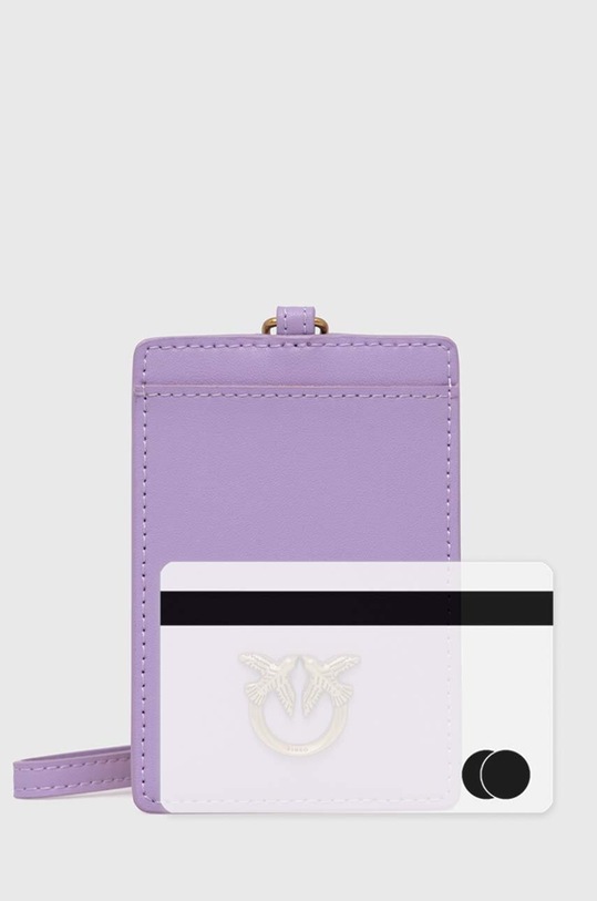 Pinko carcasa din piele violet 101756.A0F1
