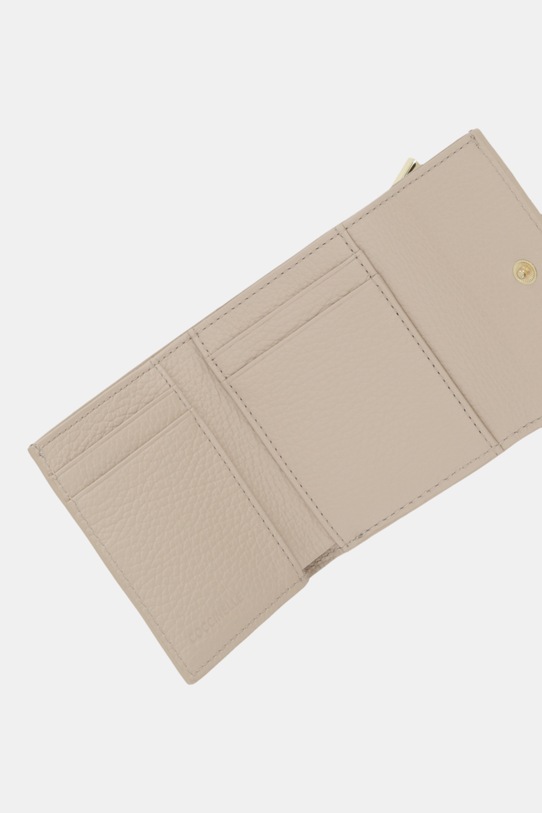 Akcesoria Coccinelle portfel skórzany E2.MW5.11.B8.01 beżowy
