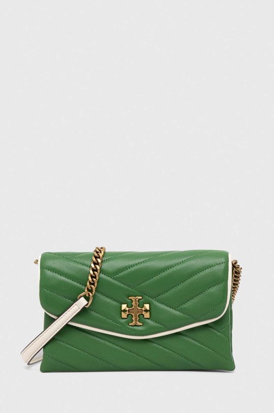 Tory Burch torebka skórzana skóra licowa zielony 148711.302