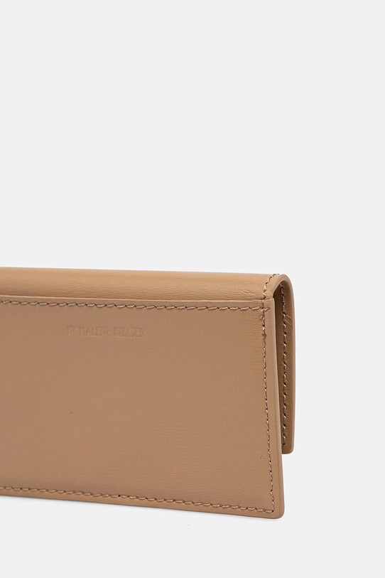 By Malene Birger bőr pénztárca Q71727012Z bézs AW23
