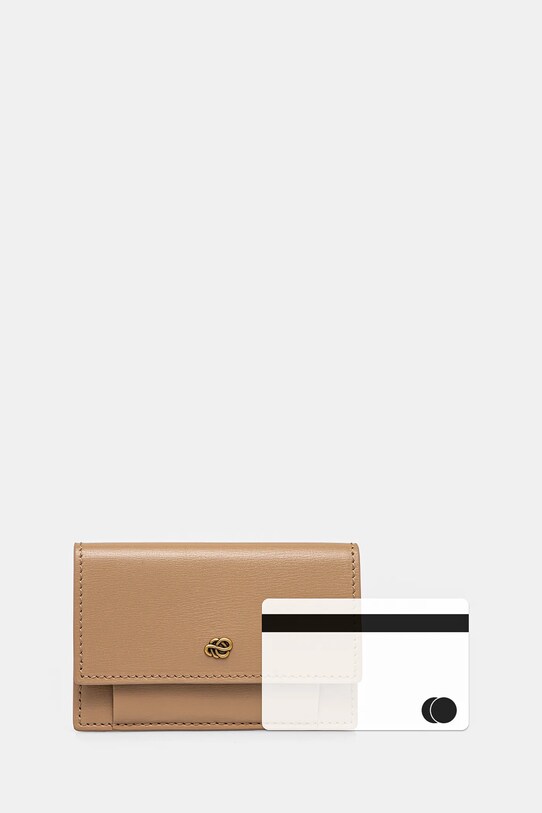 By Malene Birger bőr pénztárca bézs Q71727012Z