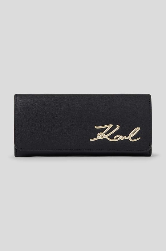 Karl Lagerfeld portfel skóra licowa czarny 235W3235