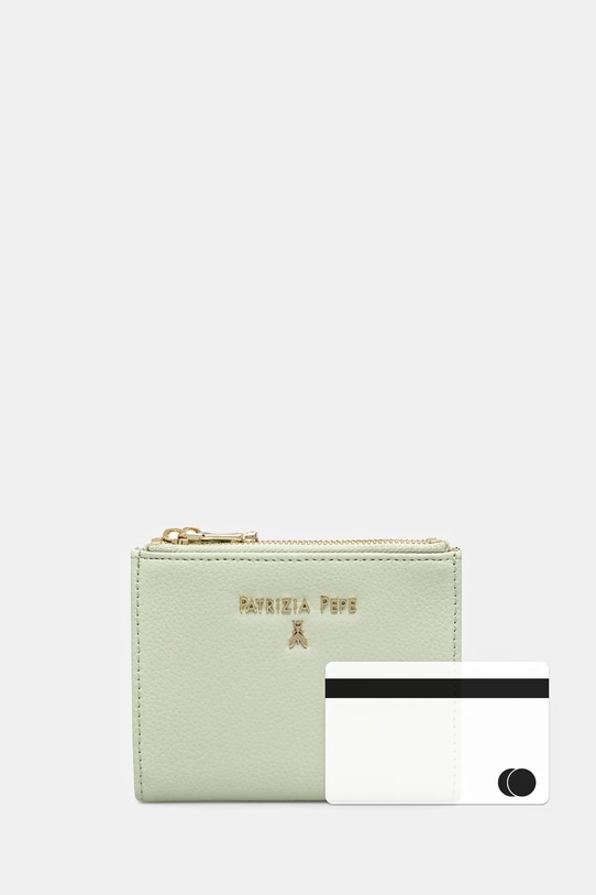 Кожаный кошелек Patrizia Pepe CQ8732.L001 зелёный