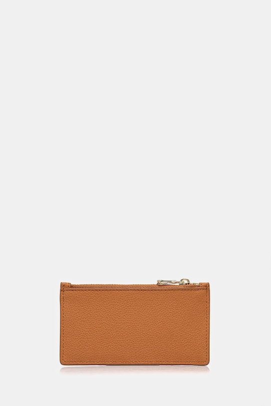Шкіряний гаманець Patrizia Pepe CQ9105.L001 коричневий SS25