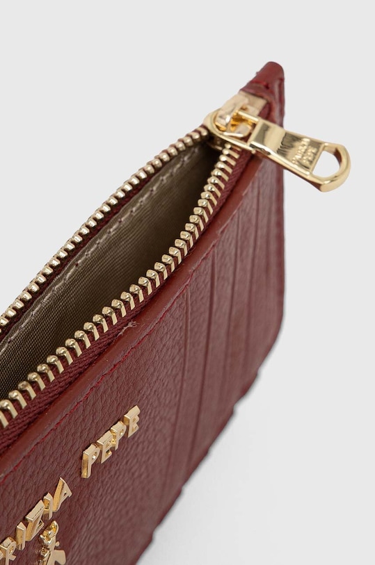Patrizia Pepe portfel skórzany bordowy CQ9105.L001