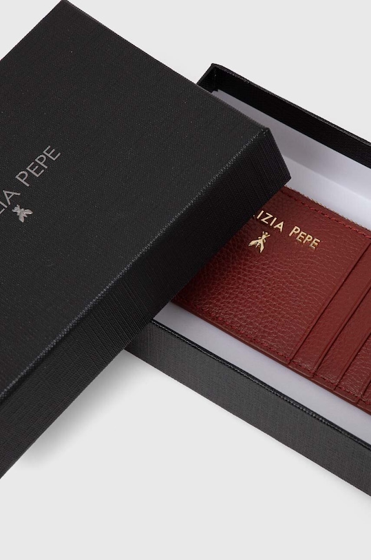 Patrizia Pepe portfel skórzany CQ9105.L001 bordowy