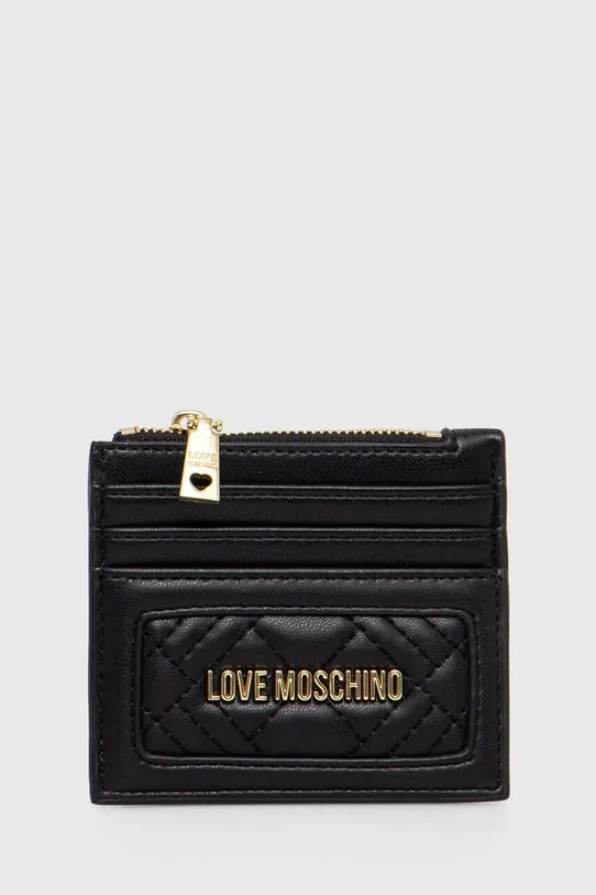 Love Moschino portafoglio finta pelle fiore nero JC5685PP0HLA0000