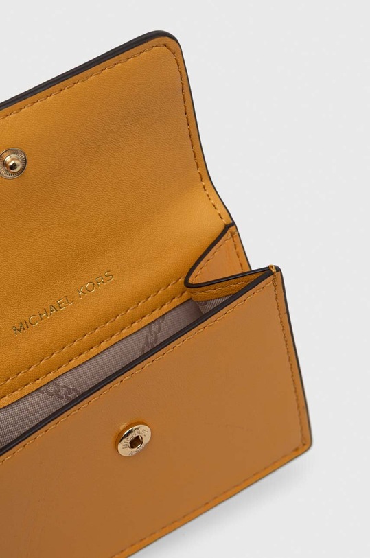 Δερμάτινο πορτοφόλι MICHAEL Michael Kors κίτρινο 34F3G9HD5L