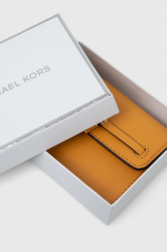 MICHAEL Michael Kors portfel skórzany 34F3G9HD5L żółty
