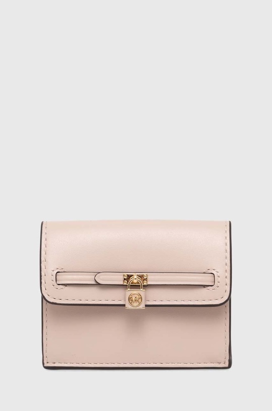 Δερμάτινο πορτοφόλι MICHAEL Michael Kors λείο δέρμα ροζ 34F3G9HD5L