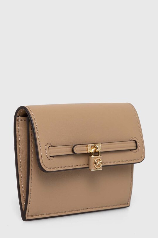 Шкіряний гаманець MICHAEL Michael Kors 34F3G9HD5L бежевий AW23