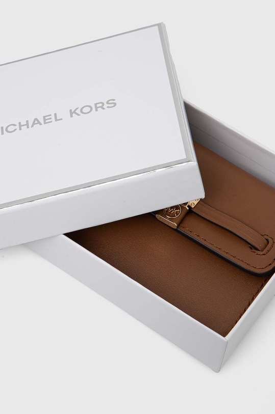 Δερμάτινο πορτοφόλι MICHAEL Michael Kors καφέ 34F3G9HD5L